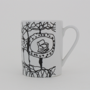 Caneca Borboletas da minha alma Porcelana