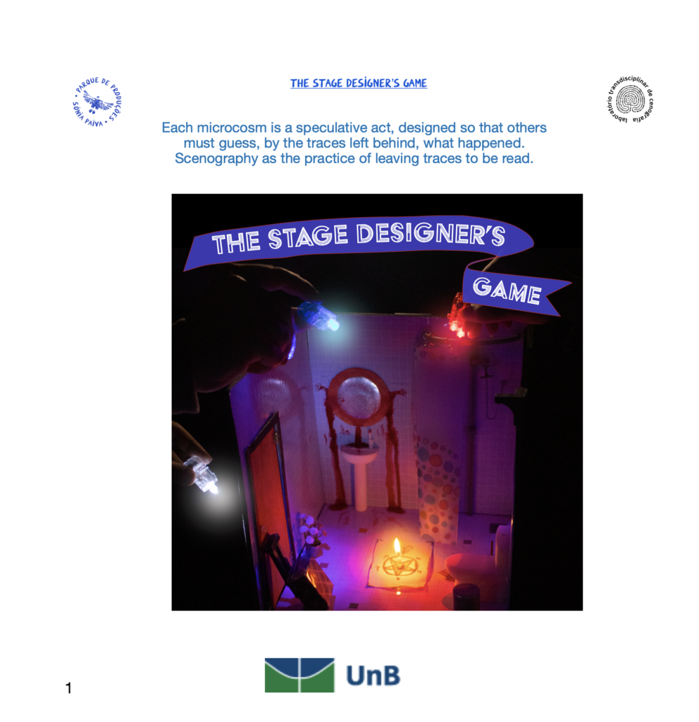 Capa do projeto The Stage Designer’s Game — LTC